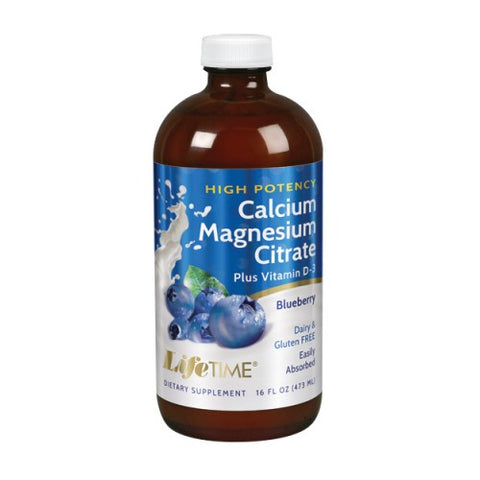LifeTime, High Potency Calcium Magnesium Citrate, 16 oz LifeTime
