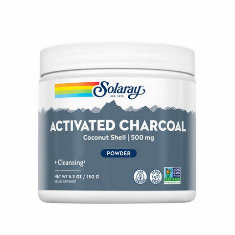 Solaray, Activated Coconut Charcoal, Unflavored 150 Grams Solaray