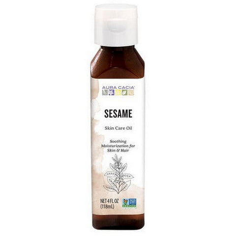 Aura Cacia, Sesame Oil, 4 Oz Aura Cacia