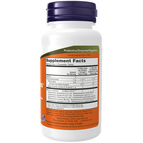 Now Foods, Berry Dophilus 10 Billion, 50 Chews Now Foods