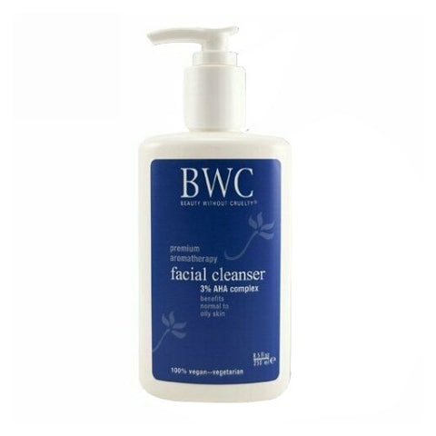 Beauty Without Cruelty, Organic Aromatherapy Facial Cleanser Alpha Hydroxy Complex, 8.5 Oz Beauty Without Cruelty