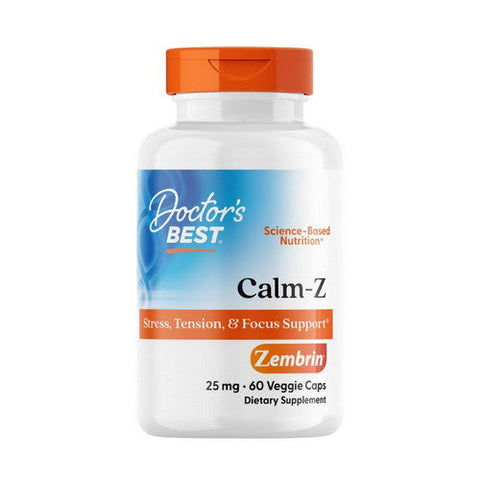 Doctors Best, Calm-Z With Zembrin, 25 mg, 60 Veggie Caps Doctors Best