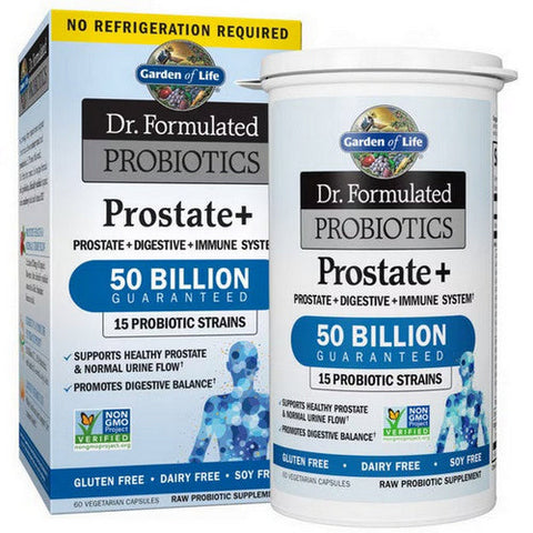 Garden of Life, Dr. Formulated Probiotics Prostate Plus, 60 Caps Garden of Life