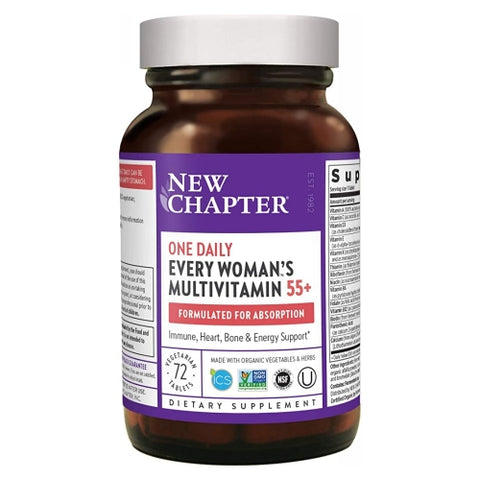 New Chapter, Every Woman One Daily 55 Plus, 72 Veg Tabs New Chapter