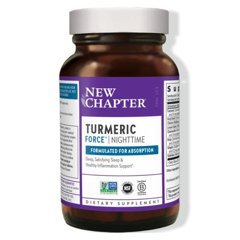 New Chapter, Turmeric Force Nighttime, 60 Veg Caps New Chapter