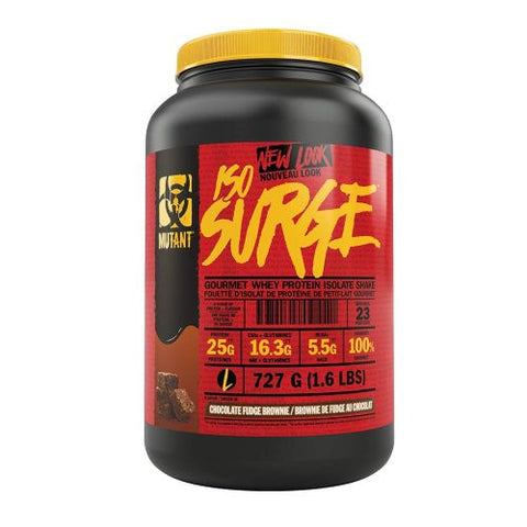 Mutant, Iso Surge, Chocolate Fudge Brownie 1.6 lbs Mutant