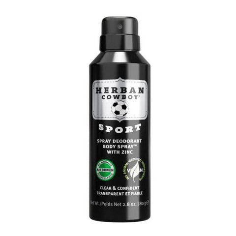 Herban Cowboy, Dry Spray  Deodorant, Sport 2.8 Oz Herban Cowboy