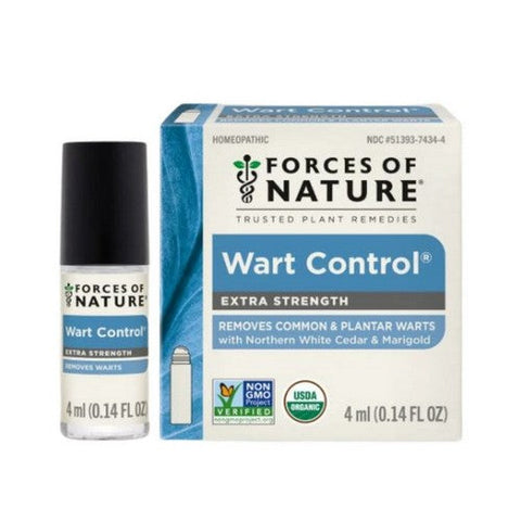 Forces of Nature, Wart Remover Dual Action Roll On, 4 Ml Forces of Nature