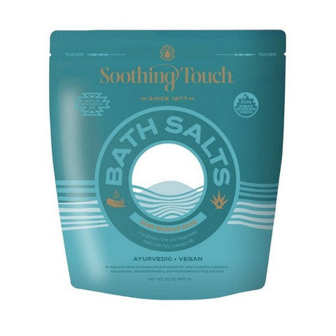 Soothing Touch, Herbal Therapy Epsom Bath Salts Sore Muscle Soak, Soak Muscle 32 Oz Soothing Touch