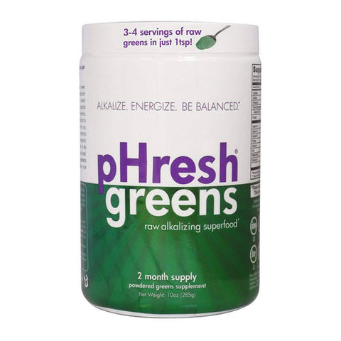 pHresh Products, Organic Raw Alkalizing Superfood Greens Powder, 10 Oz pHresh Products