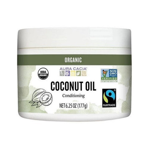 Aura Cacia, Organic Coconut Oil, 6.25 Oz Aura Cacia