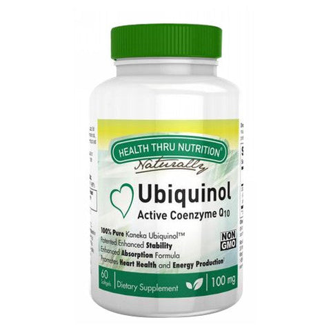 Health Thru Nutrition, Ubiquinol Coq10, 100 mg, 120 Softgel Health Thru Nutrition