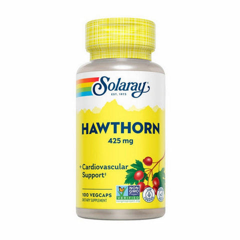 Solaray, Organically Grown Hawthorn Berry, 100 Veg Caps Solaray
