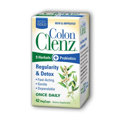 Colon Clenz 42 Veg Caps by Body Gold