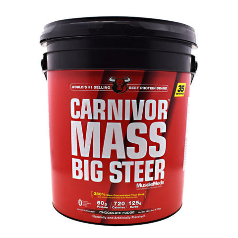 Muscle Meds, Carnivor Mass Big Steer Chocolate, 14.97 lbs Muscle Meds