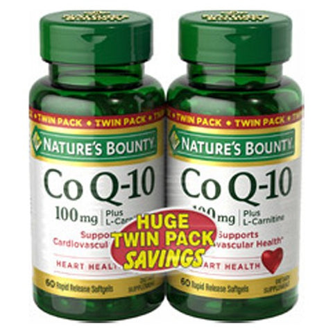 Nature's Bounty, Co Q-10, 100 mg, 12 X (60 Caps + 60 Caps) Nature's Bounty