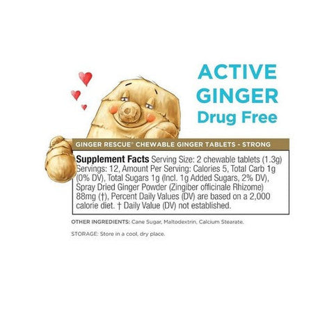 GO Energy for the Skin, Ginger Resuce Strong, 24 Tabs GO Energy for the Skin