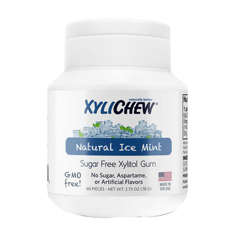 Xylichew, Gum Ice Mint Jar, 60 Count Xylichew