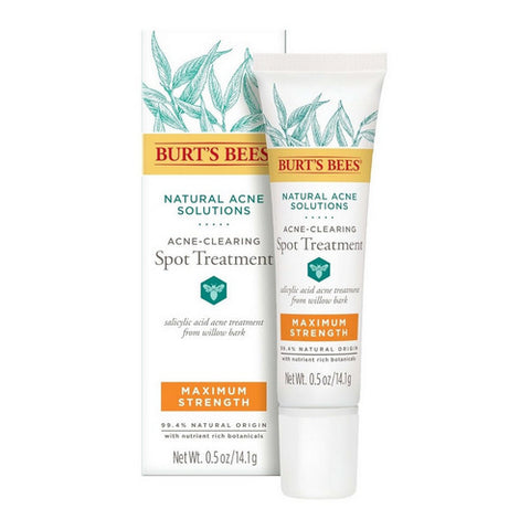 Acne Solutions Maximum Strength Spot Treatment Cream 0.5 Oz by Burts Bees