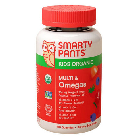SmartyPants, Organic Kids Multivitamin, 120 Gummies SmartyPants