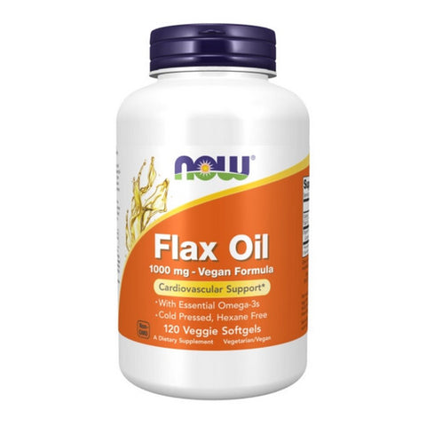 Now Foods, Flax Oil, 1000 mg, 120 Veg Softgels Now Foods