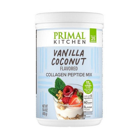 Primal Kitchen, Collagen Fuel Collagen Peptide Drink Mix Vanilla Coconut, 14.4 Oz Primal Kitchen