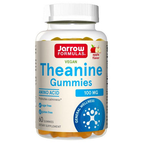 Jarrow Formulas, Theanine Gummies Apple, 100 Mg, 60 Gummies Jarrow Formulas