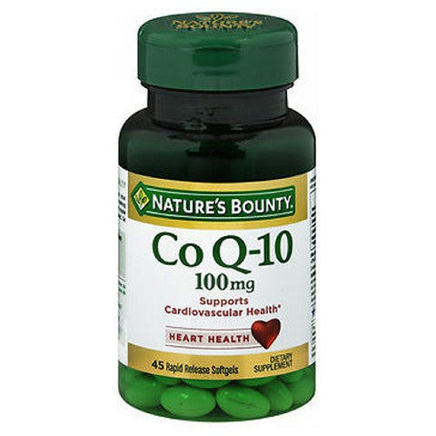Nature's Bounty, Natures Bounty Q-Sorb Coenzyme Q-10, 100 mg, 24 X 45 Softgels Nature's Bounty