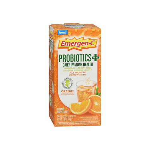 Emergen-C, Probiotics +, Orange 14 Count Emergen-C