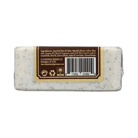 A La Maison, French Milled Hand And Body Bar Soap Coconut Charcoal, Coconut Charcoal 8.8Oz