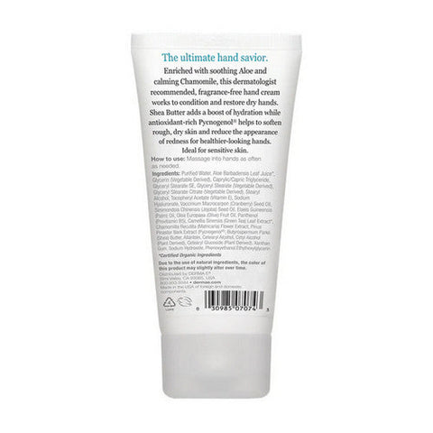 Derma e, Vitamin E Fragrance-Free Therapeutic Moisture Shea Hand Cream, 2 Oz