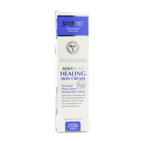 Silver Biotics (American Biotech Labs), Healing Skin Cream, Lavender 3.4 Oz Silver Biotics (American Biotech Labs)
