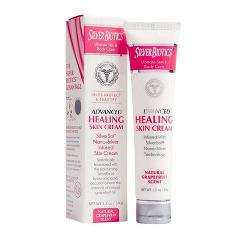 Silver Biotics (American Biotech Labs), Advanced Healing Lotion Cream Grapefruit Scent, GrapeFruit 1.2 Oz Silver Biotics (American Biotech Labs)