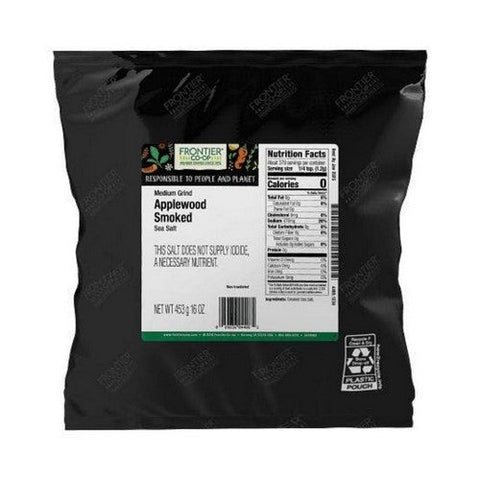 Frontier Coop, Yakima Applewood Smoked Sea Salt, 16 Oz Frontier Coop