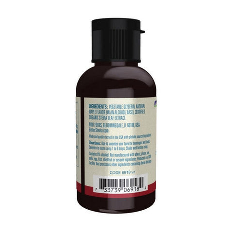 Now Foods, Betterstevia Liquid Maple, 2 Oz Now Foods