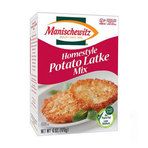Manischewitz, HomeStyle Potato Latke Mix, 6 Oz(Case Of 6) Manischewitz