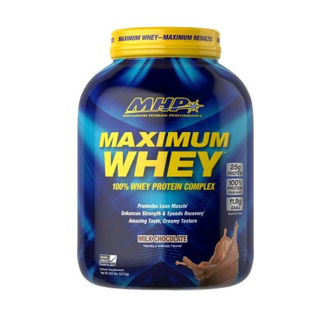 Maximum Human Performance, Maximum Whey, Milk Chocolate 5 lbs Maximum Human Performance
