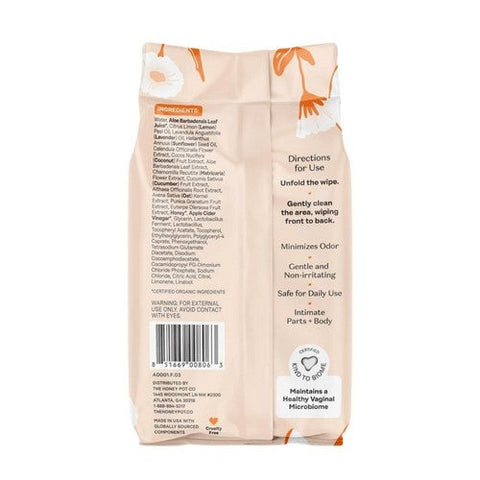 The Honey Pot, Normal Feminine Wipes, 30 Count