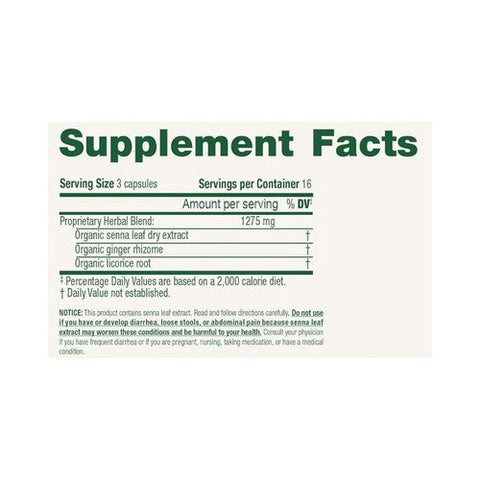 Traditional Medicinals, Smooth Move Capsules Senna, 50 Caps Traditional Medicinals