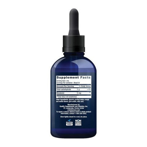 Life Extension, Fast-Acting Liquid Melatonin, 3mg, Citrus-Vanilla Flavor 2 Oz Life Extension