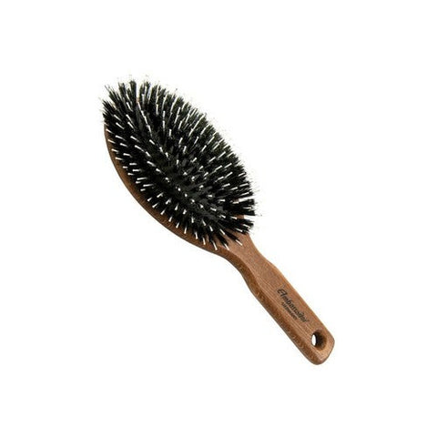 Fuchs Child/ Adult Toothbrushes, Hairbrush Pneumatic Oval Oak Handle, BRUSH
