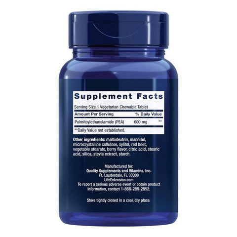 Life Extension, PEA Discomfort Relief, 60 Chewable Tabs Life Extension