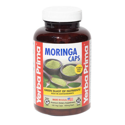Yerba Prima, Moringa Caps, 180 Count Yerba Prima