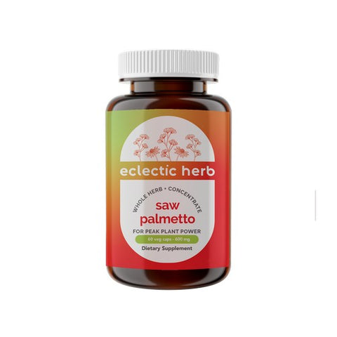 Eclectic Herb, Saw Palmetto, 600 mg, 60 Caps Eclectic Herb