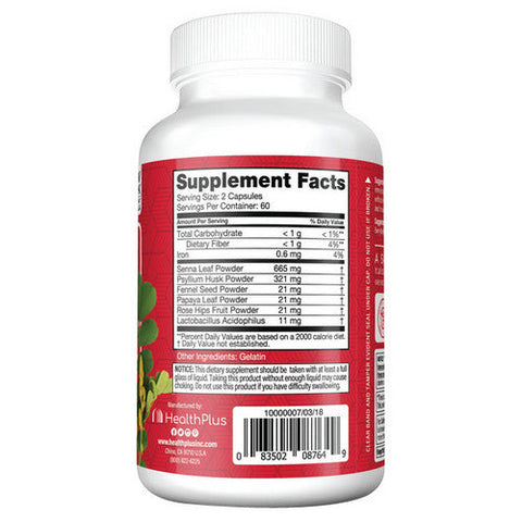 Health Plus, Super Colon Cleanse, 120 Caps