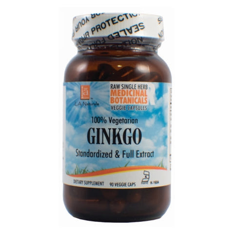 L. A .Naturals, Ginkgo Raw Herb, 90 Veg Caps L. A .Naturals