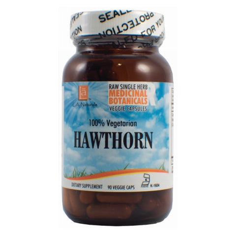 L. A .Naturals, Hawthorn Raw Herb, 90 Veg Caps L. A .Naturals