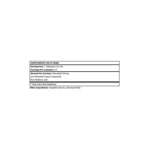 L. A .Naturals, Chlorophyll from Mulberry Leaf, 100 mg, 16 Oz
