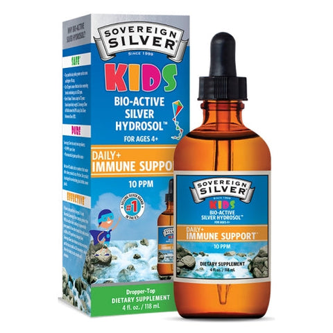 Sovereign Silver, Bio-Active Silver Hydrosol for Kids, 4 Oz Sovereign Silver