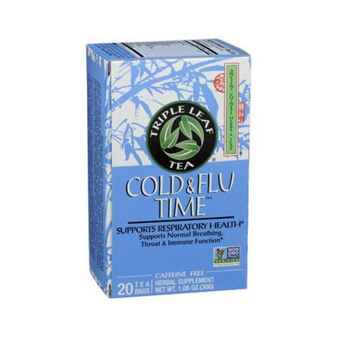 Triple Leaf Tea, Cold And Flu Time Tea, 20 Bags Triple Leaf Tea